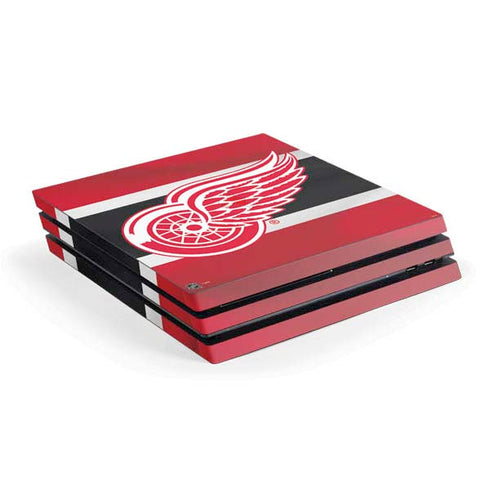 NHL Detroit Red Wings Jersey PS4 Pro Console Skin